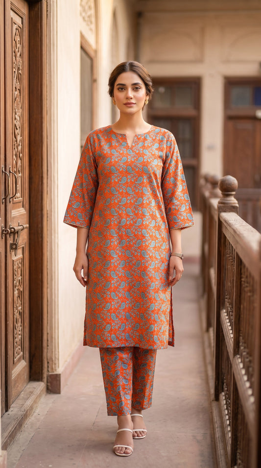 Pack of 8 Printed 2 Piece Poly Lawn Unstitched Suits Wholesale Offer - Limited Stock