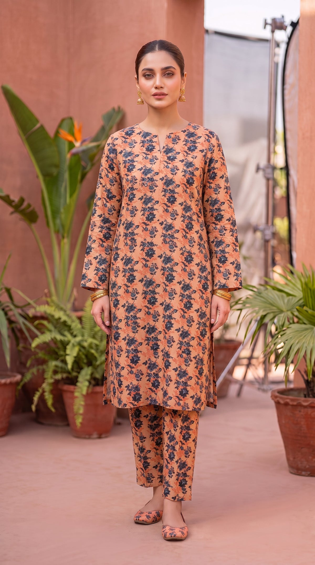 2 Piece Printed Banadora Lawn Unstitched Suit - Desert Bloom