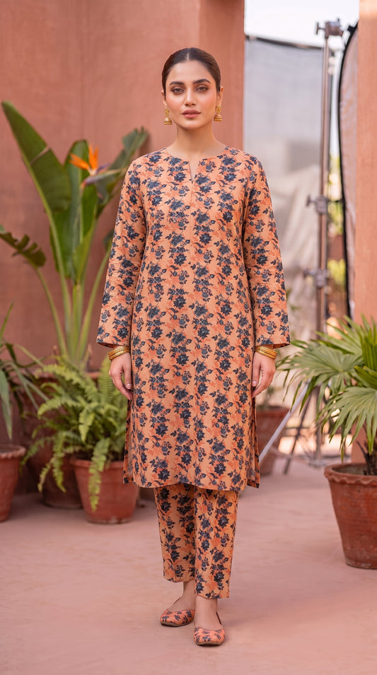 2 Piece Printed Banadora Lawn Unstitched Suit - Desert Bloom